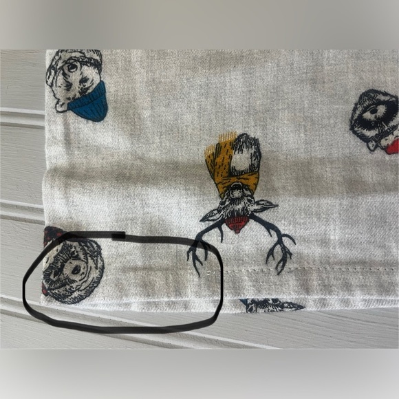 Old Navy Pajama Lounge Pants Brushed Flannel Drawstring Mens XL Winter Animals - Picture 12 of 12